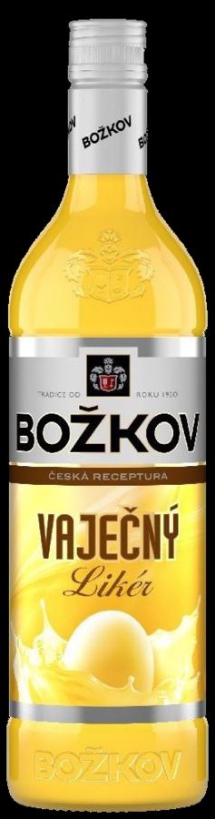 Vaječný Likér Božkov 15% 0,5l (holá láhev)
