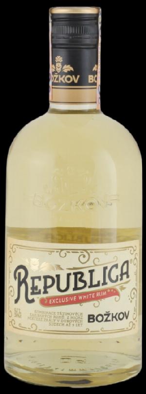 Božkov Republica Exclusive White 38% 0,7L (holá láhev)