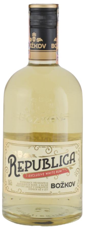Božkov Republica Exclusive White Rum 38% 0,7 l