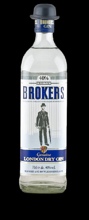 Broker's London Dry Gin 40% 0,7l (holá láhev)