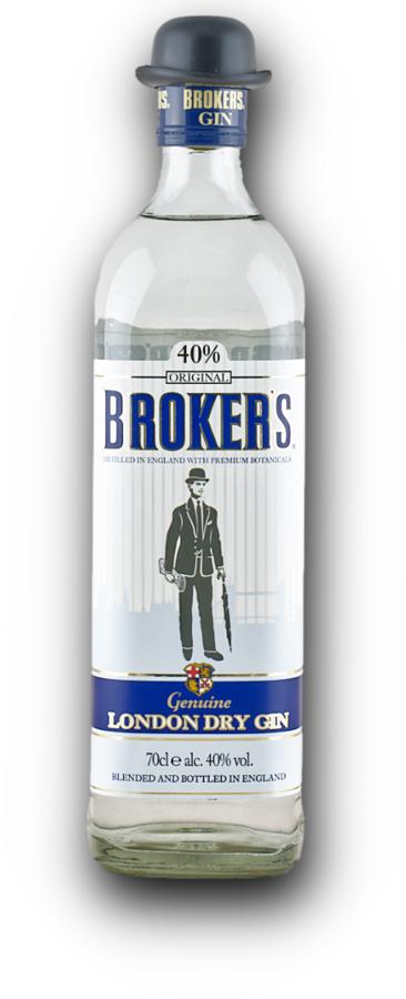 Broker's London Dry Gin 40% 0,7l (holá láhev)