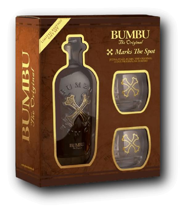Bumbu The Original 40% 0,7 l + 2 skleničky – karibský rum