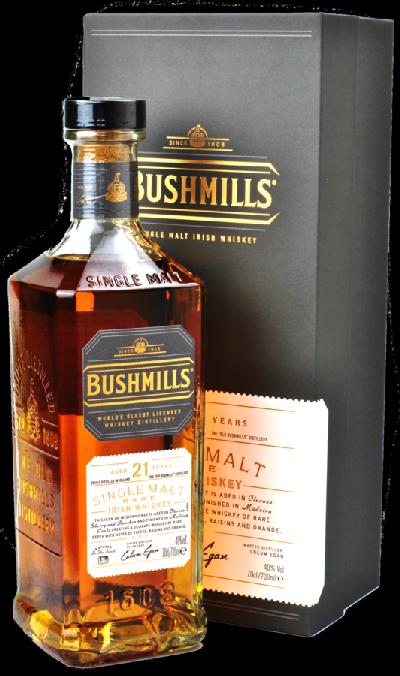 Bushmills 21YO 40% 0,7l (dárkové balení kazeta)