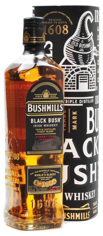 Bushmills Black Bush Irská Whisky 40% 0,7l – tuba
