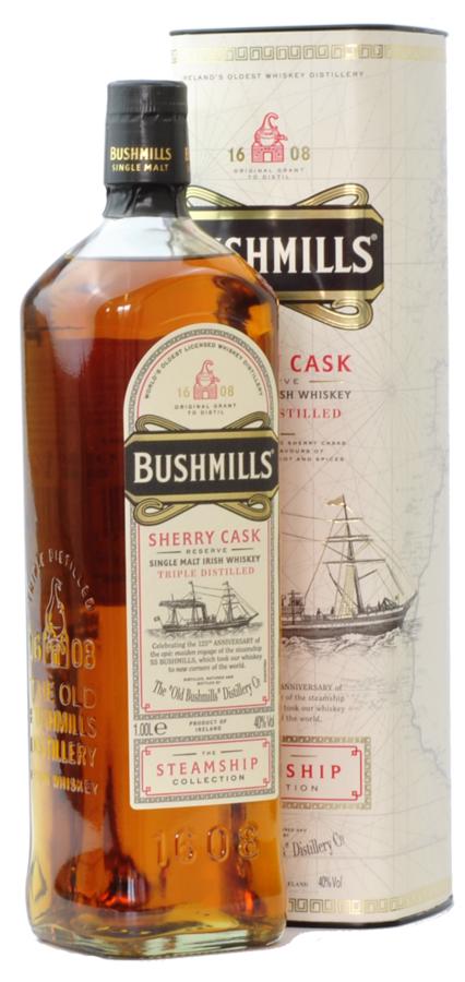 Bushmills Sherry Cask The Steamship Collection 40% 1L – irská whiskey