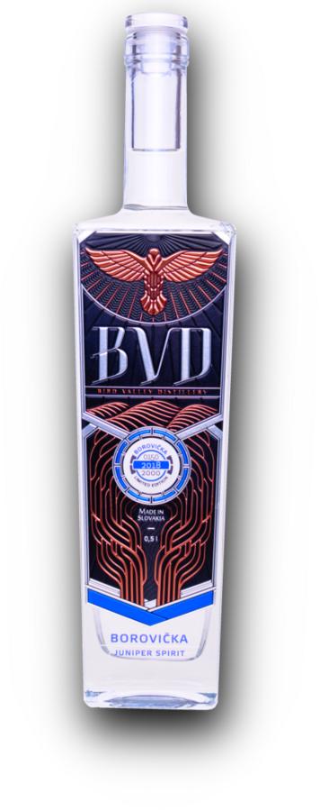 BVD Borovička 40% 0,5l (holá láhev)