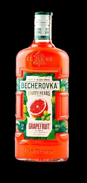 Becherovka Grapefruit & Hops 20% 0,5L (holá láhev)