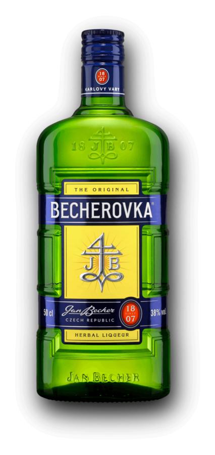 Becherovka 38 % – česká klasika, 0,5 l