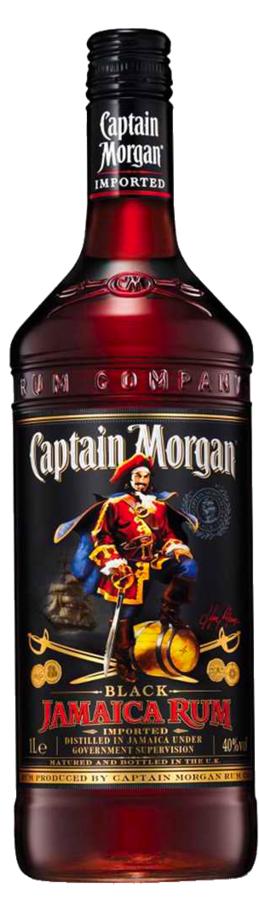 Captain Morgan Jamaica Rum 40% 1l – holá láhev