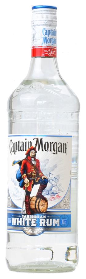 Captain Morgan White 37,5% 1,0l – bílý karibský rum