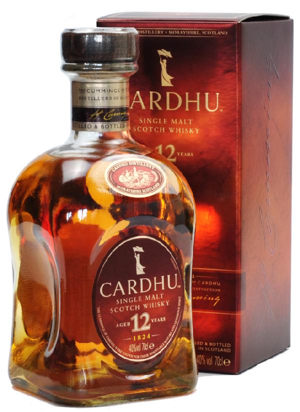 Cardhu 12YO Speyside single malt whisky 40% 0,7 l