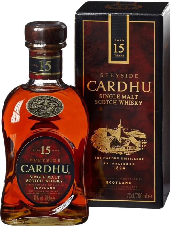 Cardhu 15YO Speyside single malt whisky 40% 0,7 l