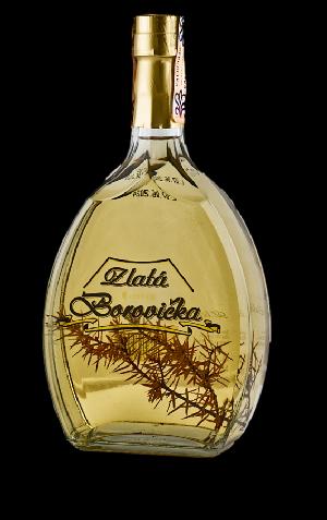 Cassovia Zlatá Borovička 38% 0,7L (holá láhev)