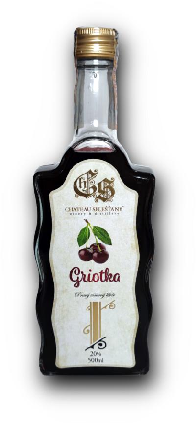 Chateau Selešťany Griotka 20% 0,5L (holá láhev)