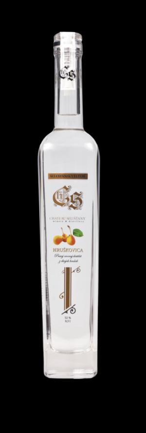 Chateau Selešťany Hruškovica - Hruška Divá 52% 0,5L (holá láhev)