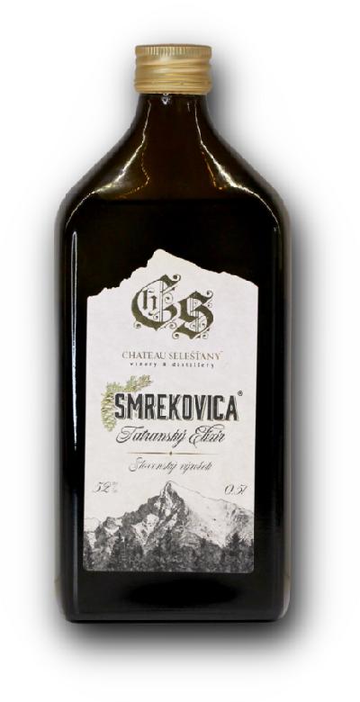 Chateau Selešťany Smrekovica 52% 0,5L (holá láhev)