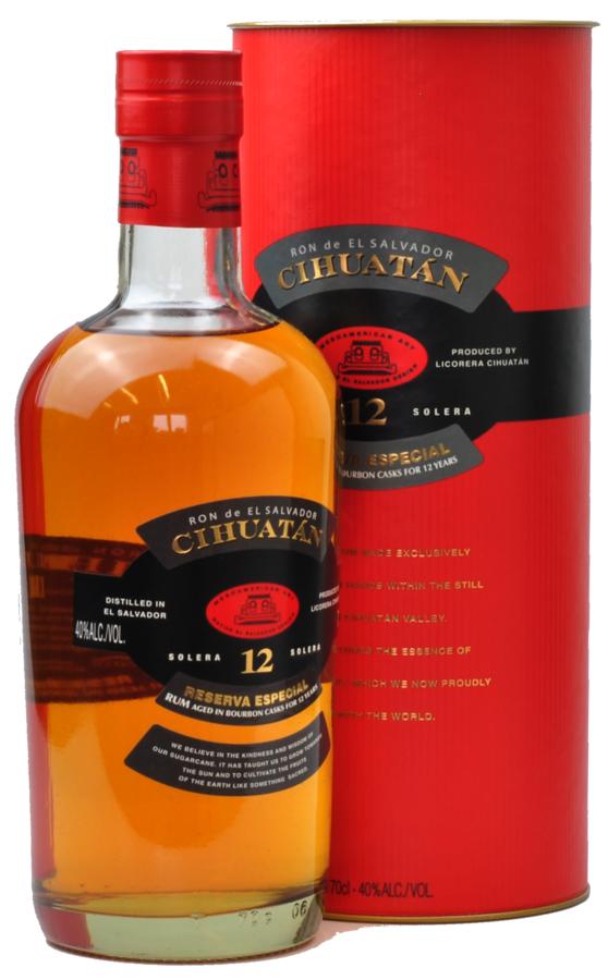 Cihuatán Solera 12 Reserva Especial 40% 0,7L – karton