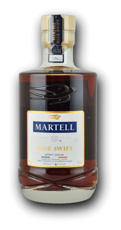 Martell Blue Swift 40% 0,7L – koňak VSOP s dokončením v sudech po bourbonu