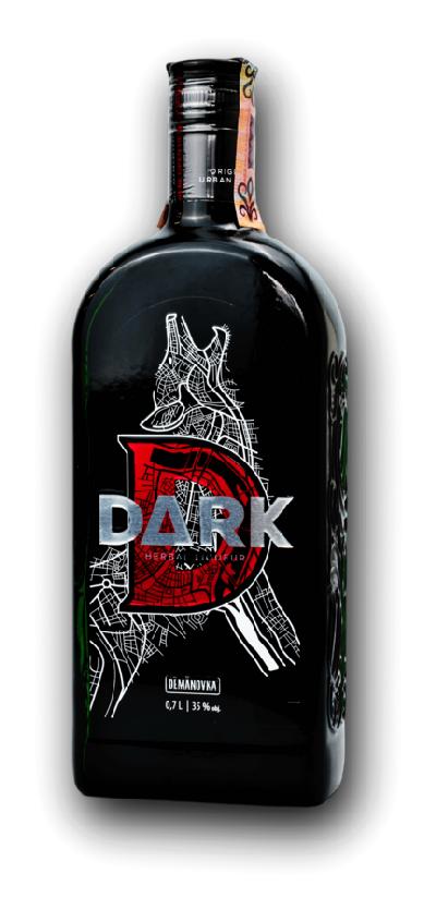 Demänovka Dark Bylinný Likér 35% 0,7L