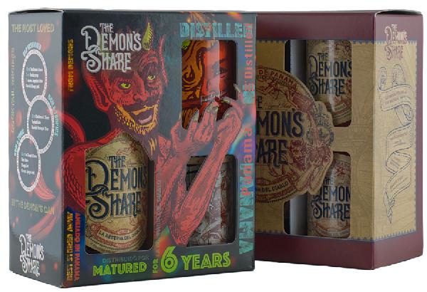 The Demon's Share El Diablo Rum 40% 0,7 l – dárkové balení