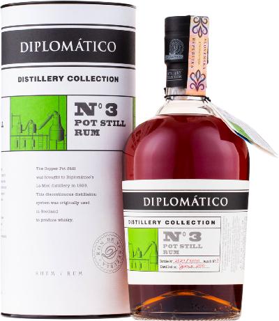 Diplomatico Distillery Collection No.3 Pot Still 47% 0,7L (tuba)