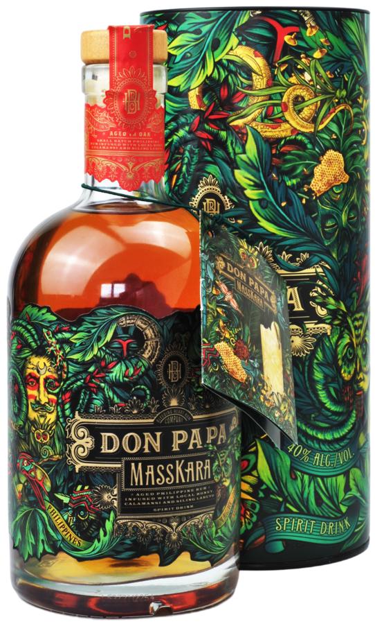 Don Papa Masskara Rum 40% 0,7L (tuba) – calamansi a chilli
