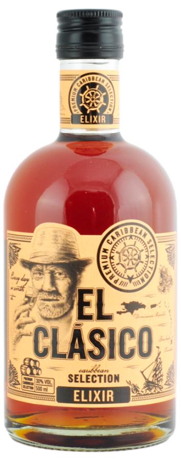 El Clásico Elixir 30% 0,5L – karibský rumový elixír