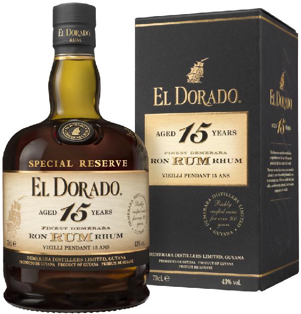 El Dorado 15YO rum 43% 0,7 l