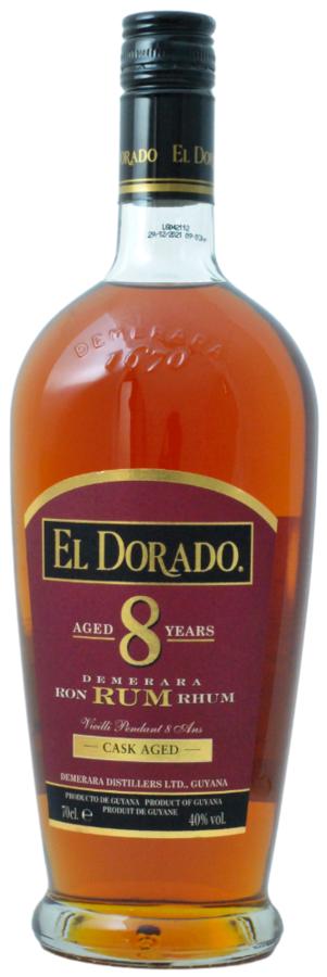 El Dorado 8YO Cask Aged 40% 0,7 l – demerara rum