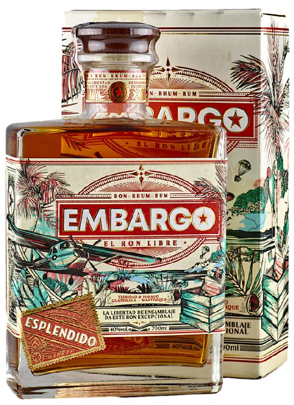 Embargo Esplendido 40% 0,7L – svobodný rum tří světů