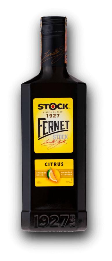 Fernet Stock Citrus 27% 0,5L (holá láhev)