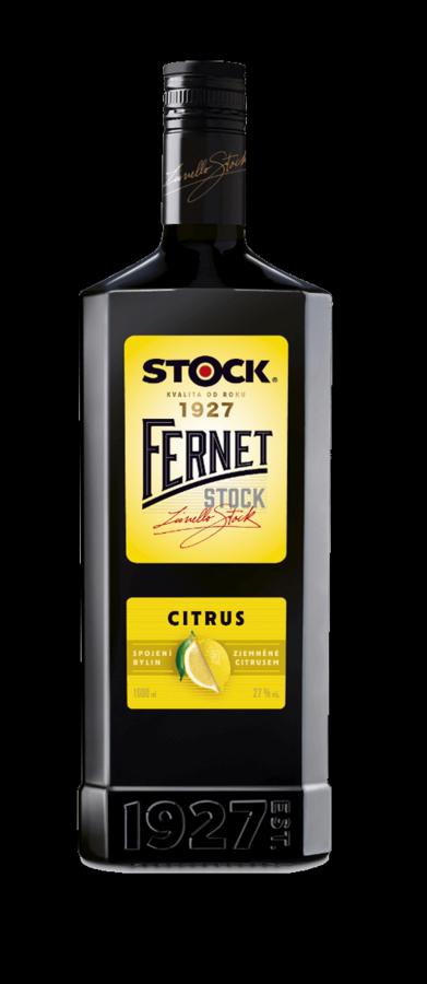 Fernet Stock Citrus 27% 1,0L (holá láhev)