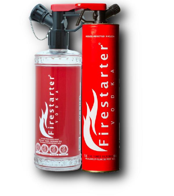 Firestarter Vodka 40% 0,7l – Prémiová vodka z Moldavska