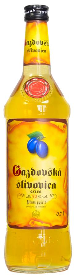 Gazdovská Slivovica Extra 52 % – švestková, 0,7 l