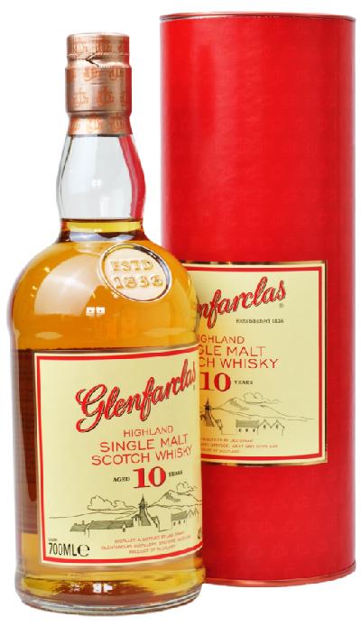 Glenfarclas 10YO Single Malt Scotch Whisky 40% 0,7L (tuba)