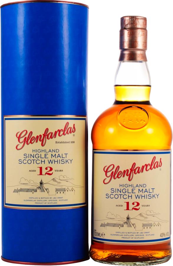 Glenfarclas 12YO Single Malt Scotch Whisky 43% 0,7l – tuba