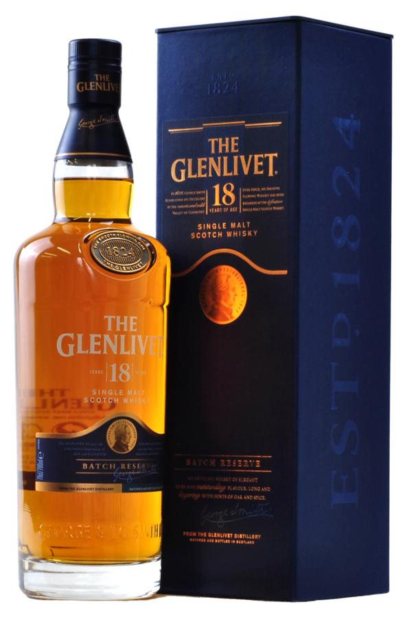The Glenlivet 18YO Single Malt Scotch Whisky 40% 0,7 l