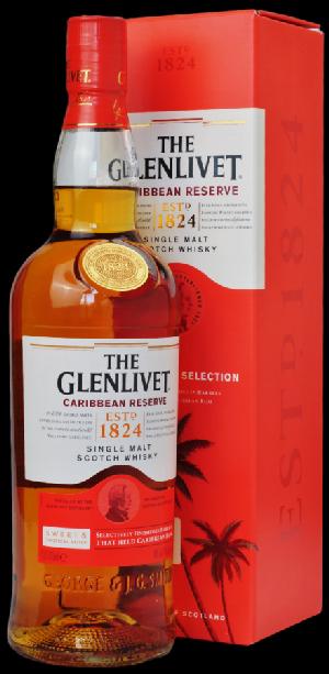 The Glenlivet Caribbean Reserve - Rum Barrel Selection 40% 0.7L (karton)