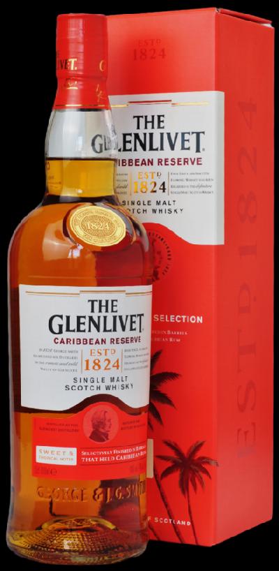 The Glenlivet Caribbean Reserve - Rum Barrel Selection 40% 0.7L (karton)