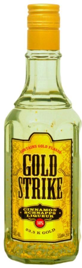Gold Strike Skořicový Likér s Zlatem 23,5 kt 50 % 0,5 l