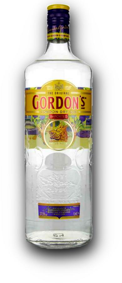 Gordon's London Dry Gin 37,5% 1l – světově oceněný gin