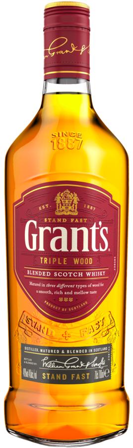 Grant´s Tripple Wood WHISKY 40% 0.7L (holá láhev)