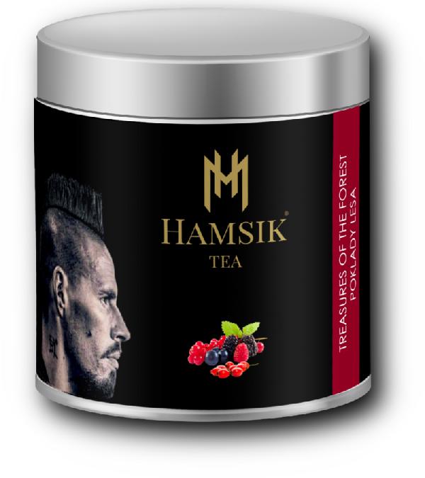 Hamsik Čaj Poklady lesa 51 g (dóza)