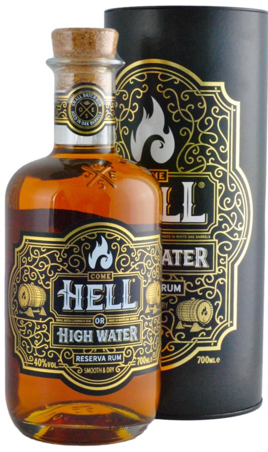 Hell or High Water Reserva 40% 0,7 l – tmavý rum (tuba)