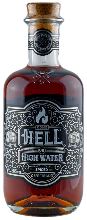 Hell Or High Water Spiced Rum 38% 0,7L (holá láhev)