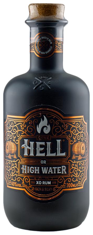 Hell Or High Water XO Rum 40% 0,7L (holá láhev) – 15 let, 4 ostrovy