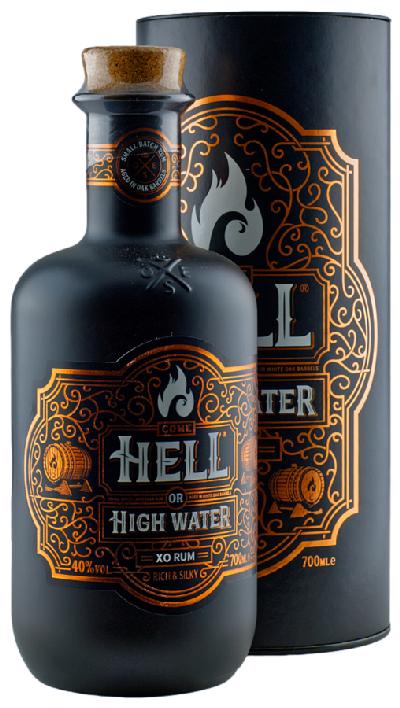 Hell Or High Water XO Rum 40% 0,7L (tuba) – 15 let, 4 ostrovy
