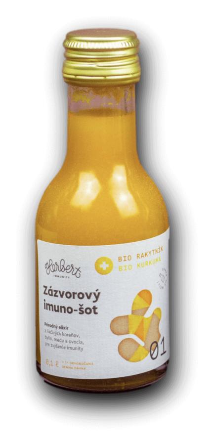Herbert Imuno-Šot Rakytník a Kurkuma 0,1L – přírodní elixír