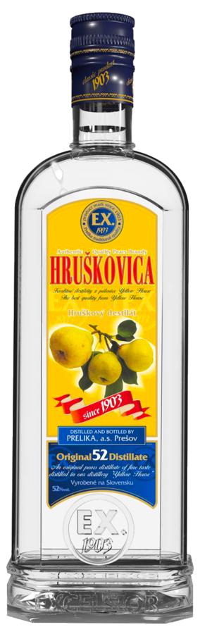 Hruškovica 52% 0,7l (holá láhev)