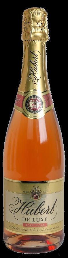 Hubert De Luxe ROSE 7% 0,75L (holá láhev)